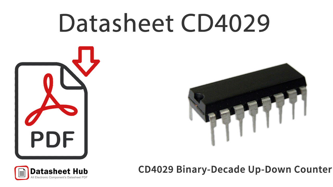 CD4029 Binary-Decade Up-Down-Counter-IC-Datasheet