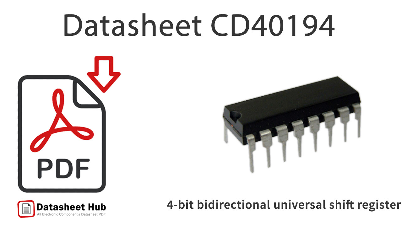 4-bit bidirectional universal shift register-IC-Datasheet