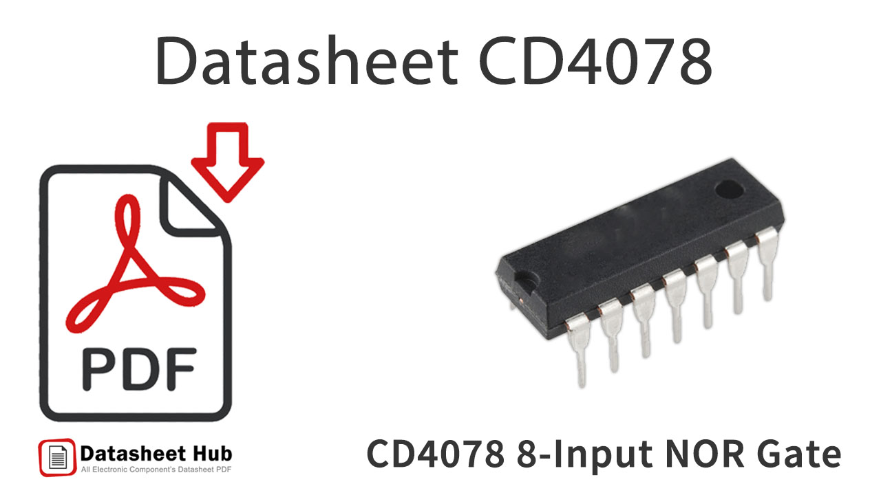 CD4078 8-Input NOR-Gate-IC-Datasheet