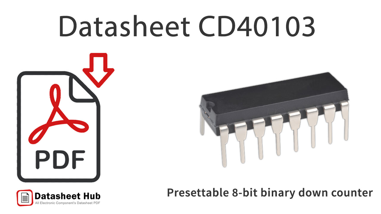 Presettable 8-bit binary-down-counter-IC-Datasheet
