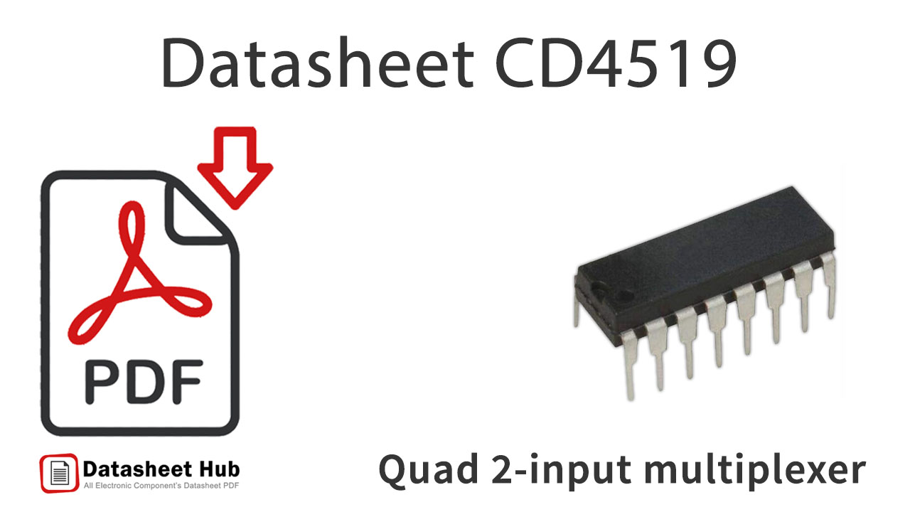 CD4519Quad 2input multiplexer Datasheet Hub