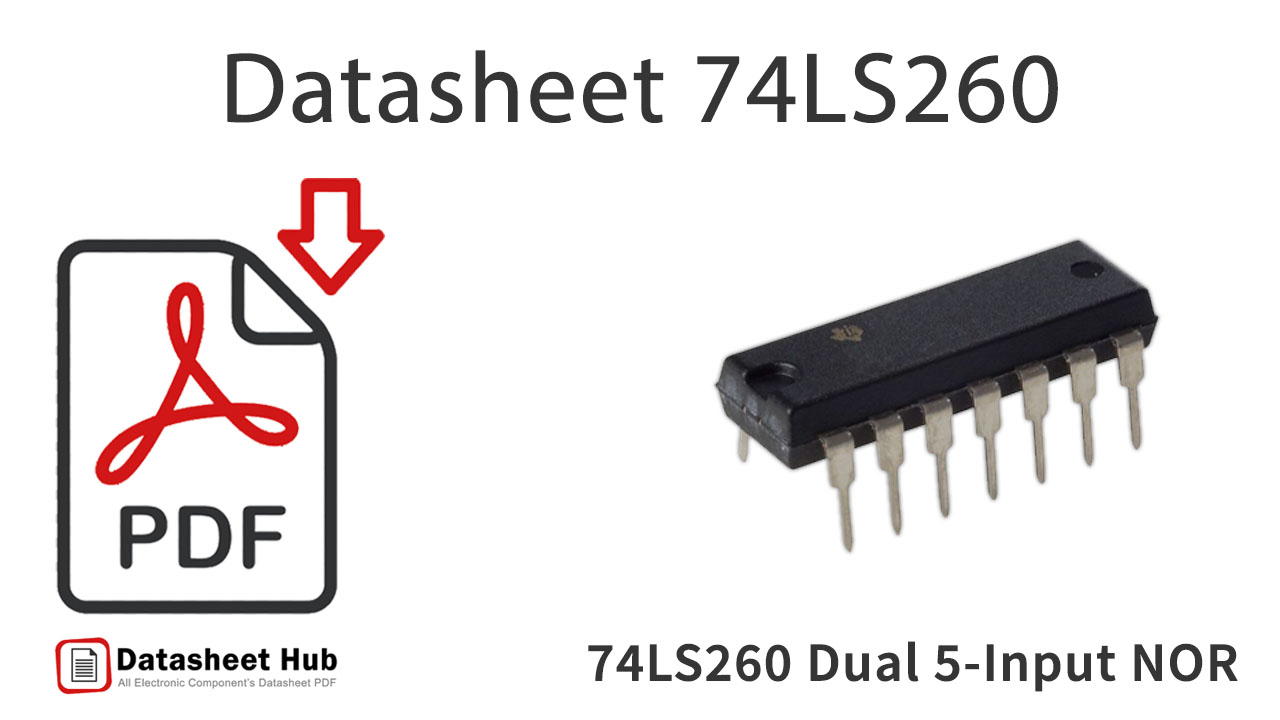 74LS260 Dual-5-Inp-NOR-Gate-IC-Datasheet