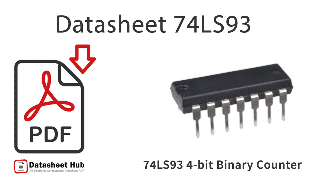 74LS93 4-bit Binary Counter - Datasheet Hub