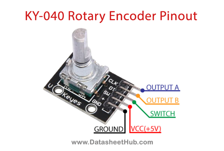 KY-040 Rotary Encoder Sensor Module - Datasheet Hub