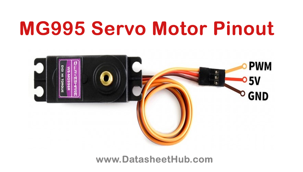 MG995 HiSpeed Dual Ball Bearing Servo Motor Datasheet Hub
