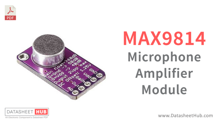 MAX9814 Microphone Amplifier Module - Datasheet Hub