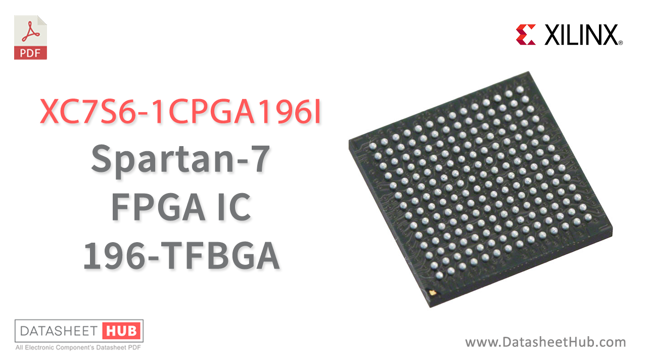 Spartan-7 FPGA IC 196-TFBGA XC7S6-1CPGA196I