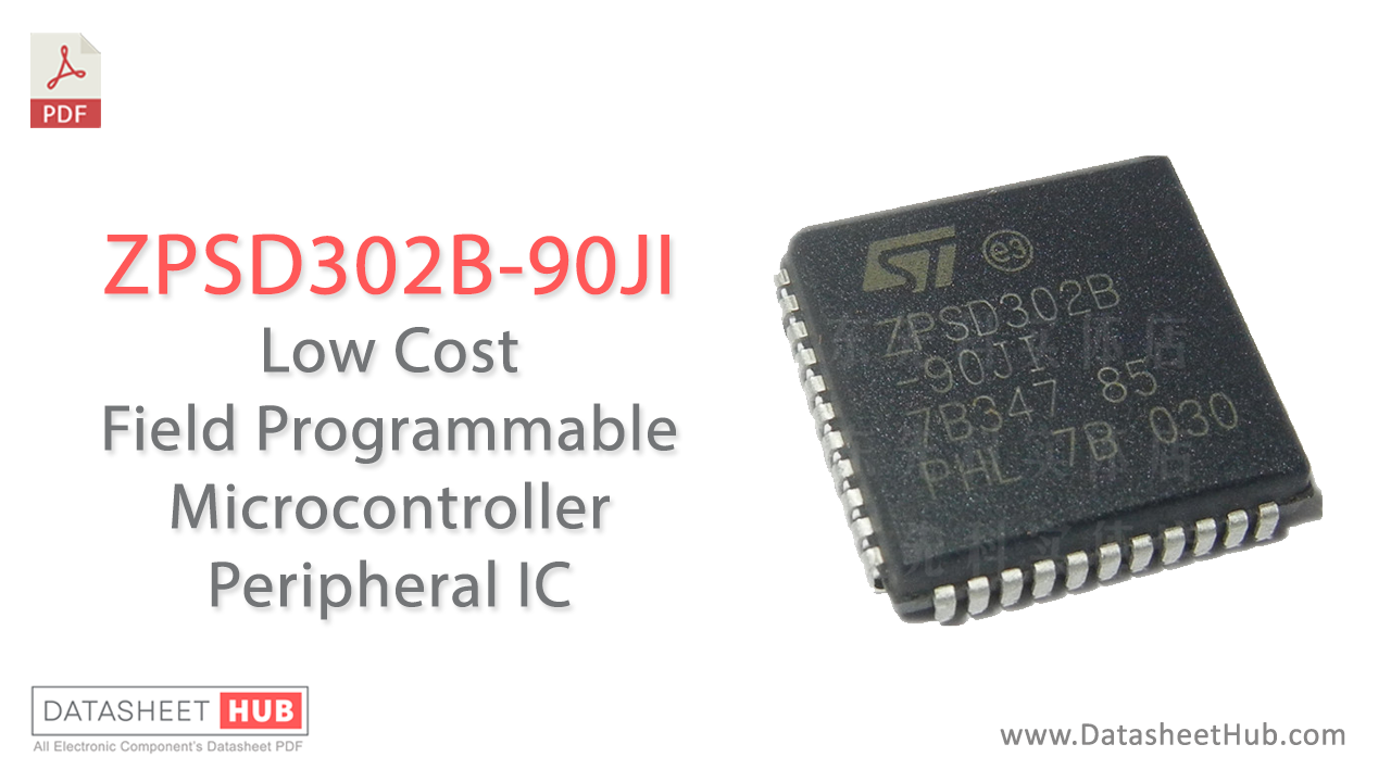ZPSD302B-90JI Datasheet – 512Kb, Microcontroller IC