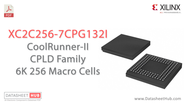 CoolRunner-II CPLD Family 6K 256 Macro Cells XC2C256-7CPG132I